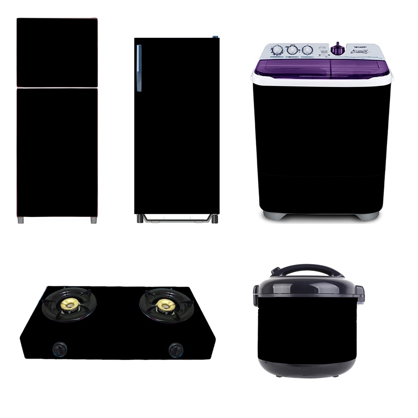 MESIN HITAM 1door Refrigerator Sticker/2Door Refrigerator/ Stove
