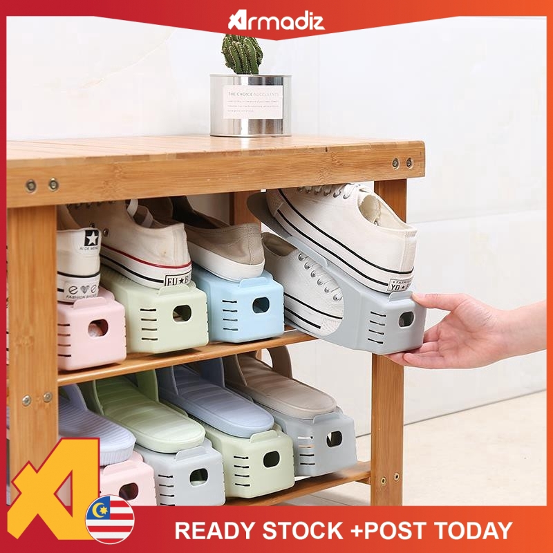 Rak Kasut Bekas Storage Simpanan Alamari Adjustable Save shoe Storage ...