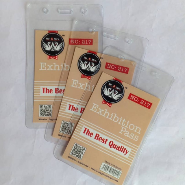 ID Card/ PVC Name Tag /Exhibition Pass(13cm X 8cm whole ID card & 11cm ...