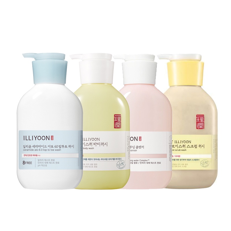 [ILLIYOON] Body Wash 3 TYPE / Ato 6.0 Top To Toe / Fresh Moisture 500mL