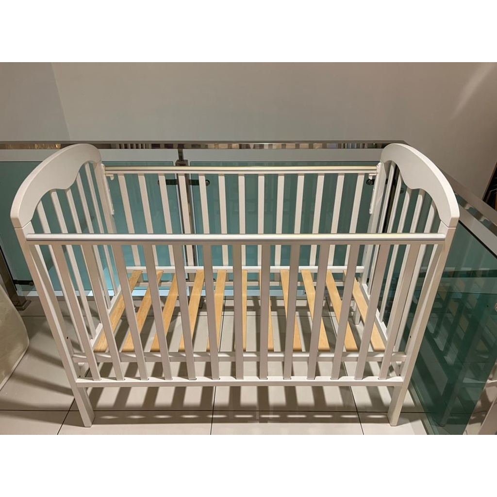 Seni Daya Angelcot Premium Solid Meranti Wood 3 in 1 Baby Cot c/w ...