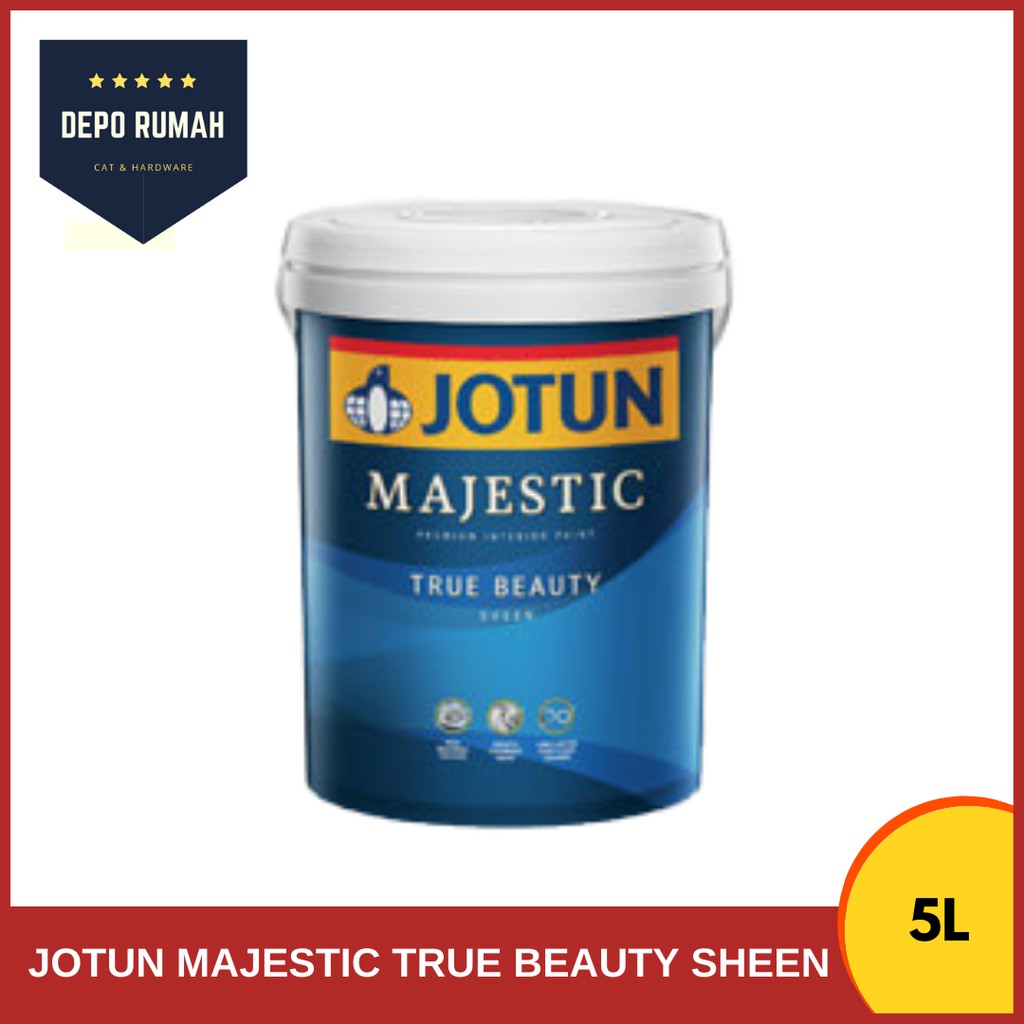 [JOTUN] PILIHAN WARNA 5Litre Jotun Majestic True Beauty Sheen 5L (Cat ...