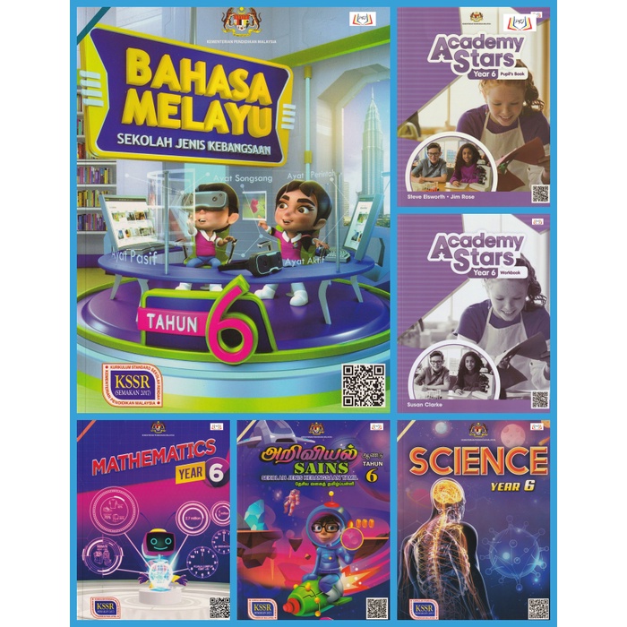 [SET] SJKT BUKU TEKS TAHUN 6 (KSSR) | Shopee Malaysia