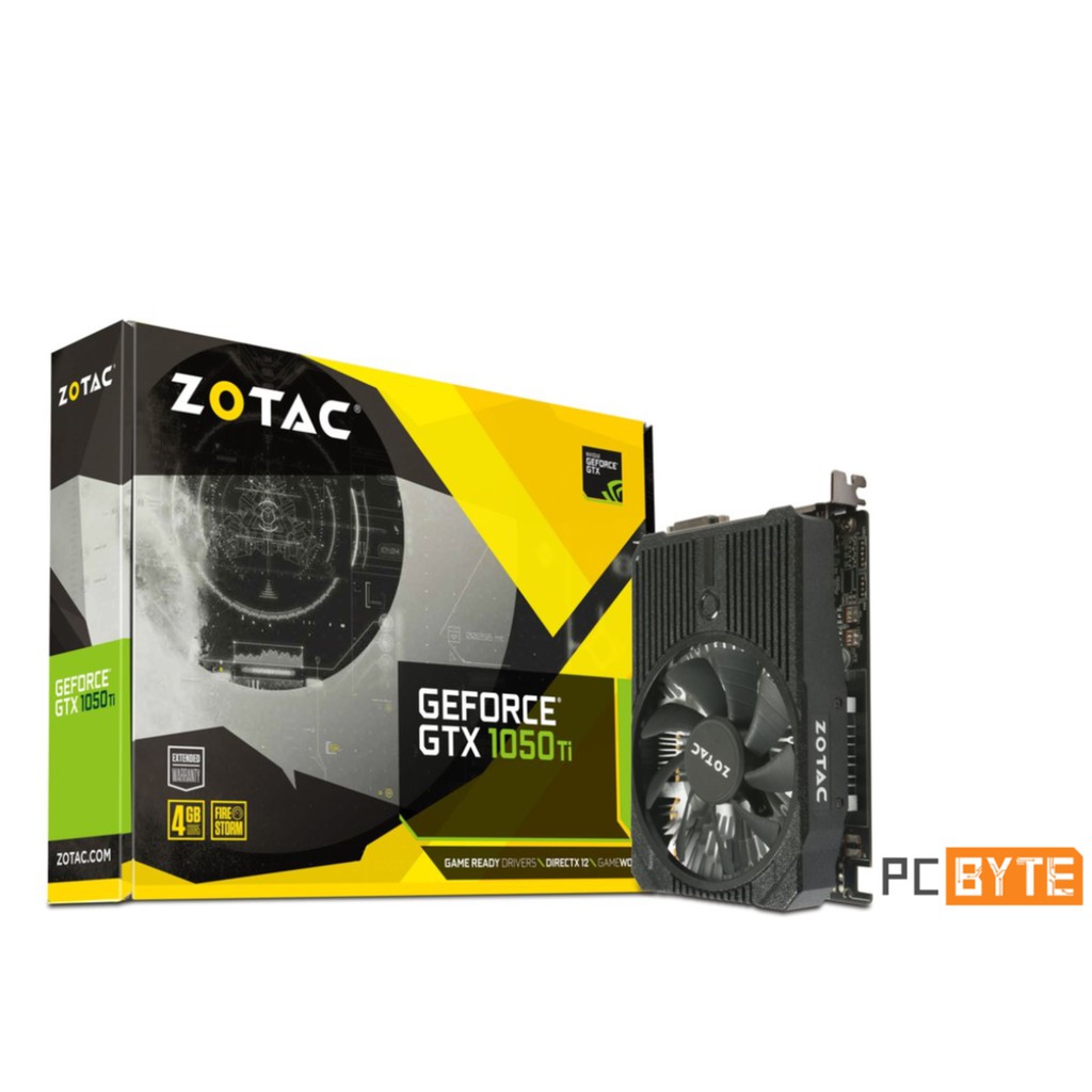 ZOTAC GAMING NVIDIA GeForce GTX 1050 Ti MINI 4GB GDDR5 Graphic Card ...
