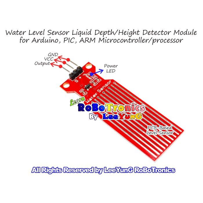 Water Level Sensor Water Detector Water Depth Detection Module for ...