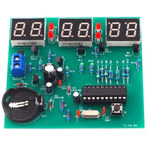 Digital 6-Bit 24 Hour Clock DIY Electronic Kit TJ-56-86 | Shopee Malaysia