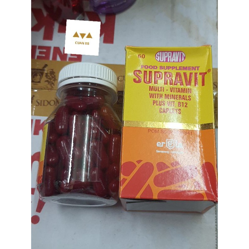 🔥 SUPRAVIT MULTIVITAMIN 60 CAPSULES | Shopee Malaysia