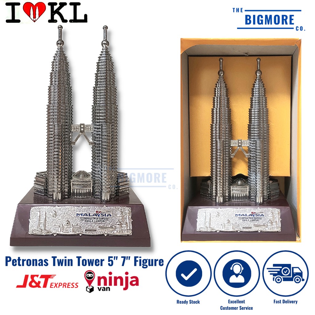 💙Clearance Sale💙 Malaysia KLCC Petronas Twin Tower Solid Wood Base ...