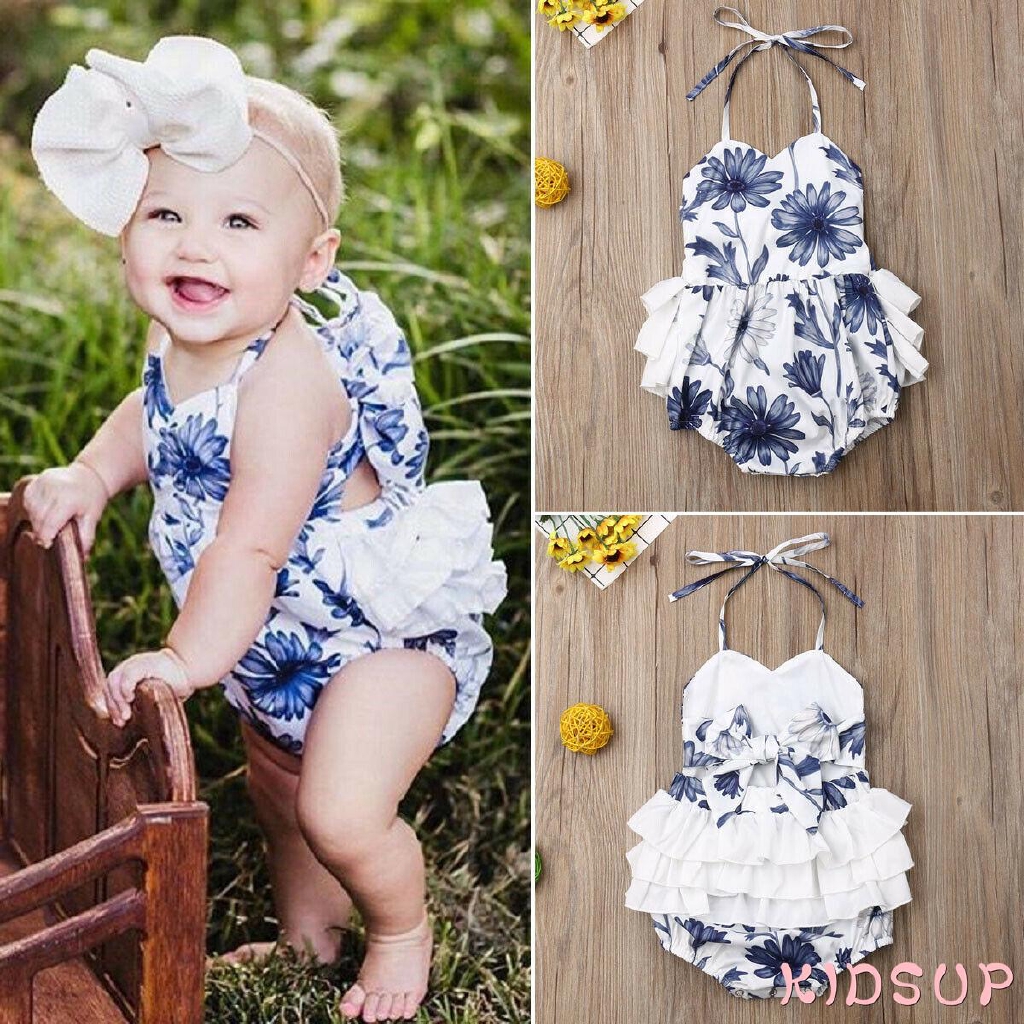 Baby backless romper best sale