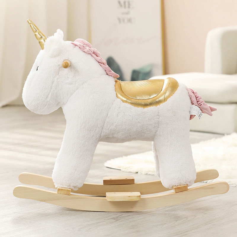 Children's Trojan Rocking Horse Toys Baby and Infant Toys One Year Old