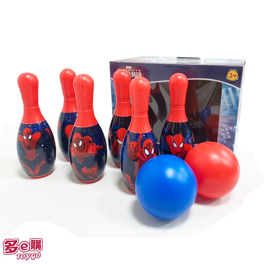 MARVEL Spider-Man Bowling Toy Set (Parent-Child Fun Children Sports ...