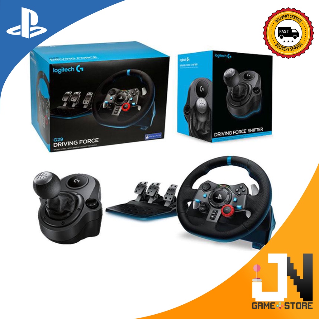 Logitech G29 Steering Wheel + Shifter For PS5/PS4/PS3/PC (2 Years  Warranty)(NEW)