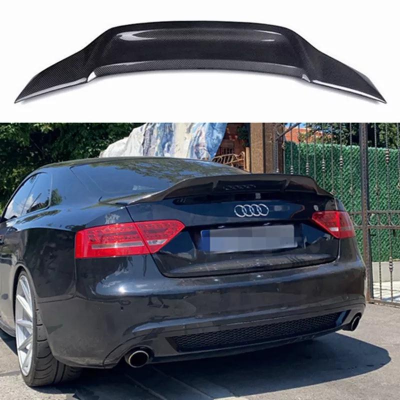 for Audi A5 carbon fiber rear spoiler 4-door and 2 -door coupe 2009 ...