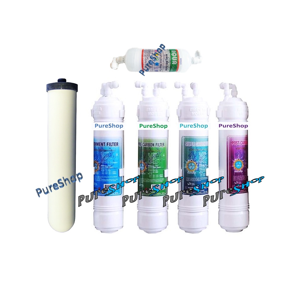 K3000 + K2000 Korea Filter Complete 6 Stage Cartridge Water Dispenser