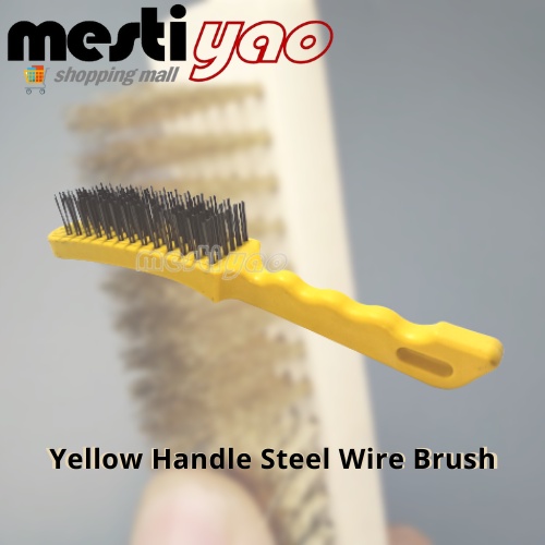 Mestiyao Copper Wire Brush With Plastic Handle Steel Wire Brush 104105