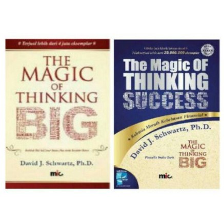 PACKAGE The Magic of Thinking Big & Success David J Schwartz book ...