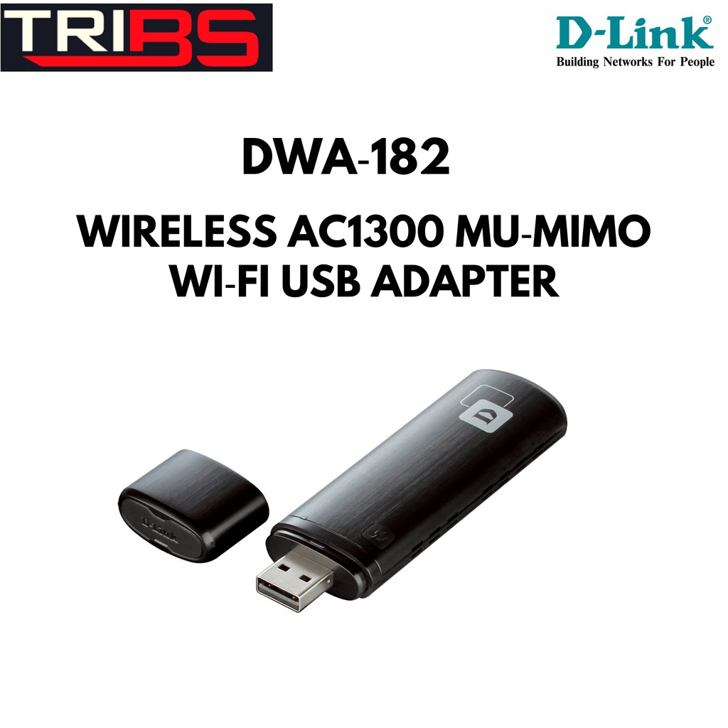 DWA-182 Wireless AC1300 MU-MIMO Wi-Fi USB Adapter