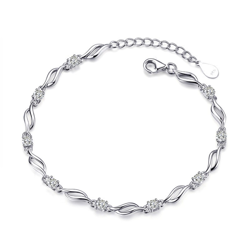 silver 925 original bracelet for women Grace Fashion Jewellery gelang tangan perempuan Shopee Malaysia
