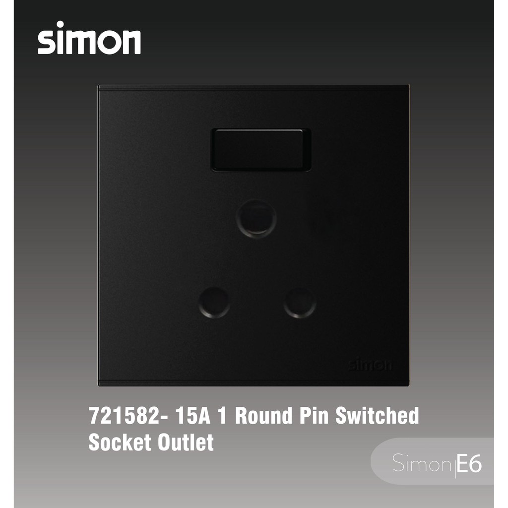 Extension plug Soket Simon E6 Series Switch / Switches & Socket Outlet ...