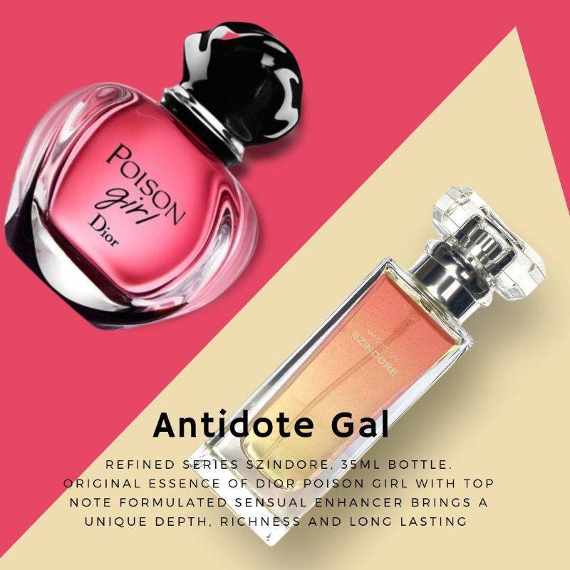 Original Szindore Antidote Girl Dupe Dior Poison Girl Extrait De Parfum Shopee Malaysia