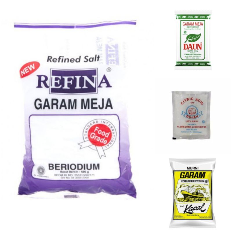 GANTUNGAN [FINE Salt!!] Refina table salt, Leaf table salt, Ship table ...