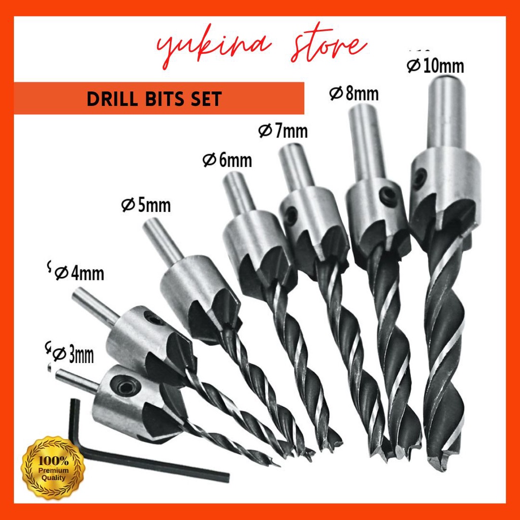 Reamer drill deals bit set