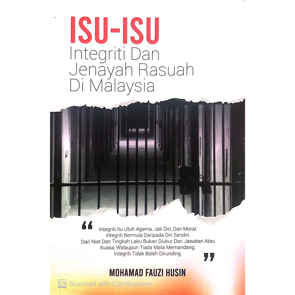 Buku : Isu-isu Integriti Dan Jenayah Rasuah Di Malaysia | Shopee Malaysia