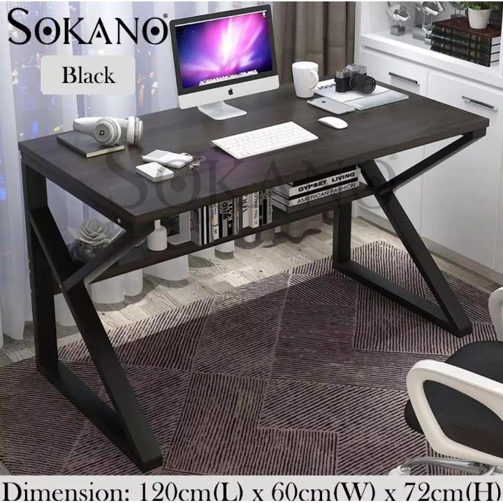 N235 Writing Desk Computer Desk PC Laptop Table Workstation Study Home ...