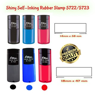 Custom Made Rubber Stamp Shiny Self-Inking Handy Stamp S722/S723 ...