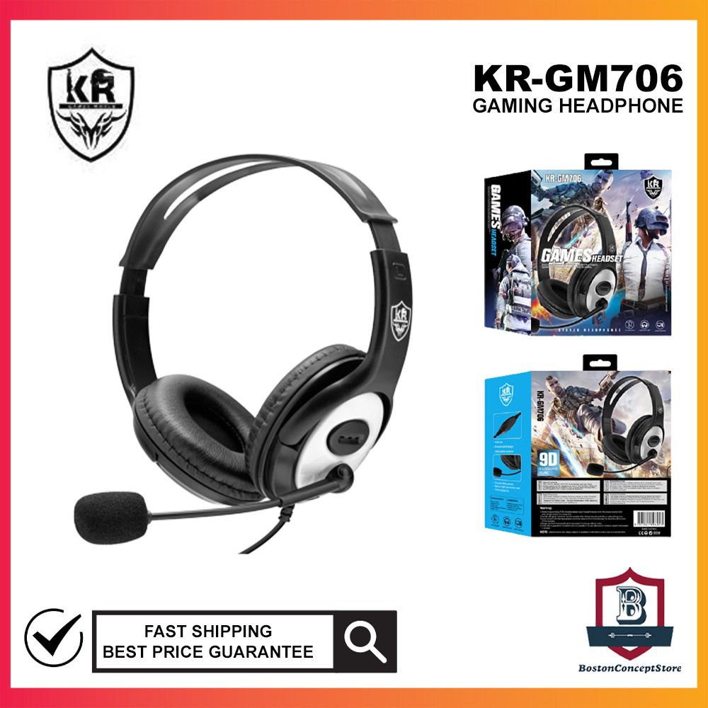GM001/KRGM702/K5 Pro AKZ Gaming Headphones With Mic Stereo Game