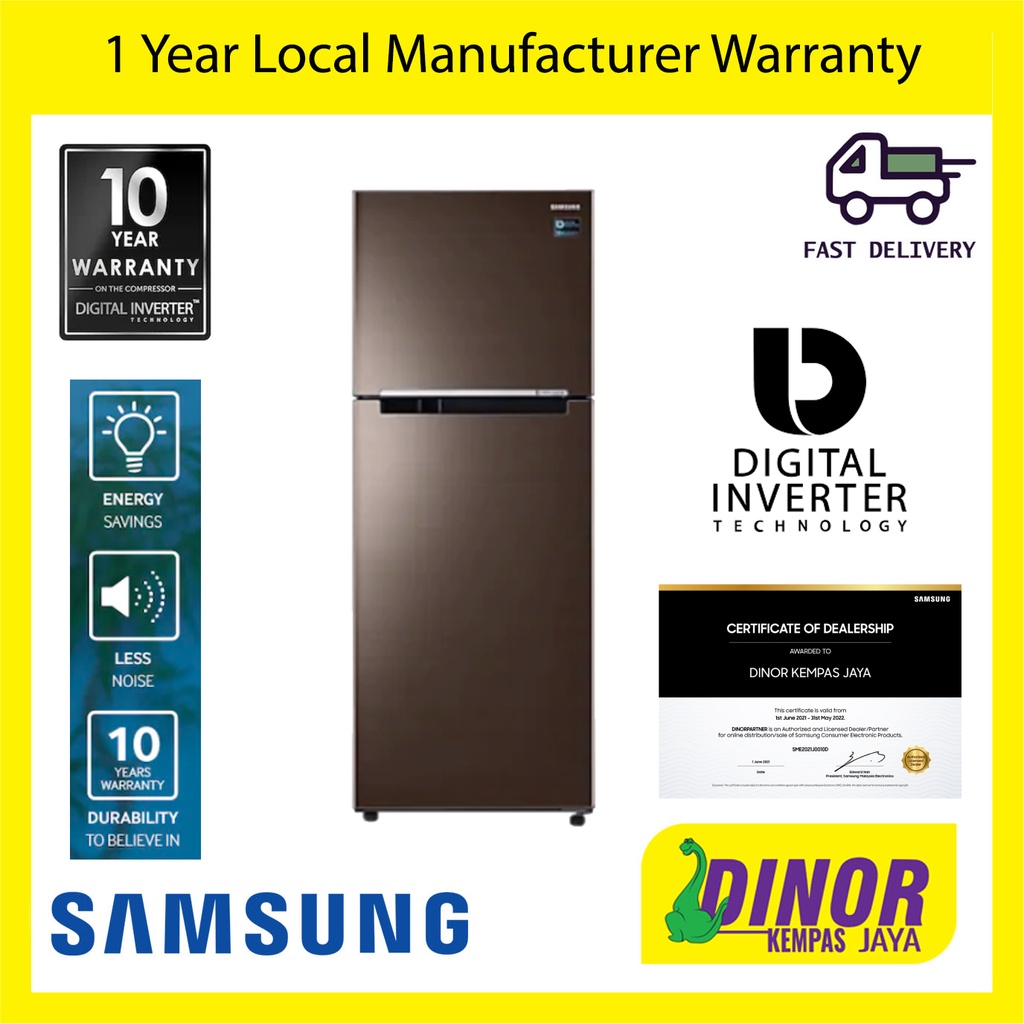 Samsung Top Mount Freezer with Twin Cooling Plus™, 500L RT38K5062DX/ME