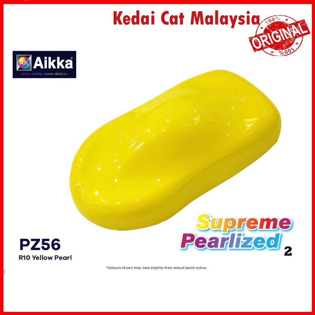 AIKKA PZ56 RIO YELLOW PEARL / Supreme Pearlized Colour Effect / Automotive  Paint Basecoat/ Car Motor Body Paint