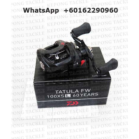 18 DAIWA Fishing reel TATULA FW 100XS 100XSL 60 YEARS Anniversary  Baitcasting With 1 Year Warranty & Free Gift 60th | Shopee Malaysia