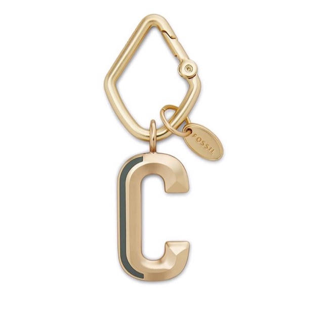 Fossil Key Fob Alphabet - C | Shopee Malaysia