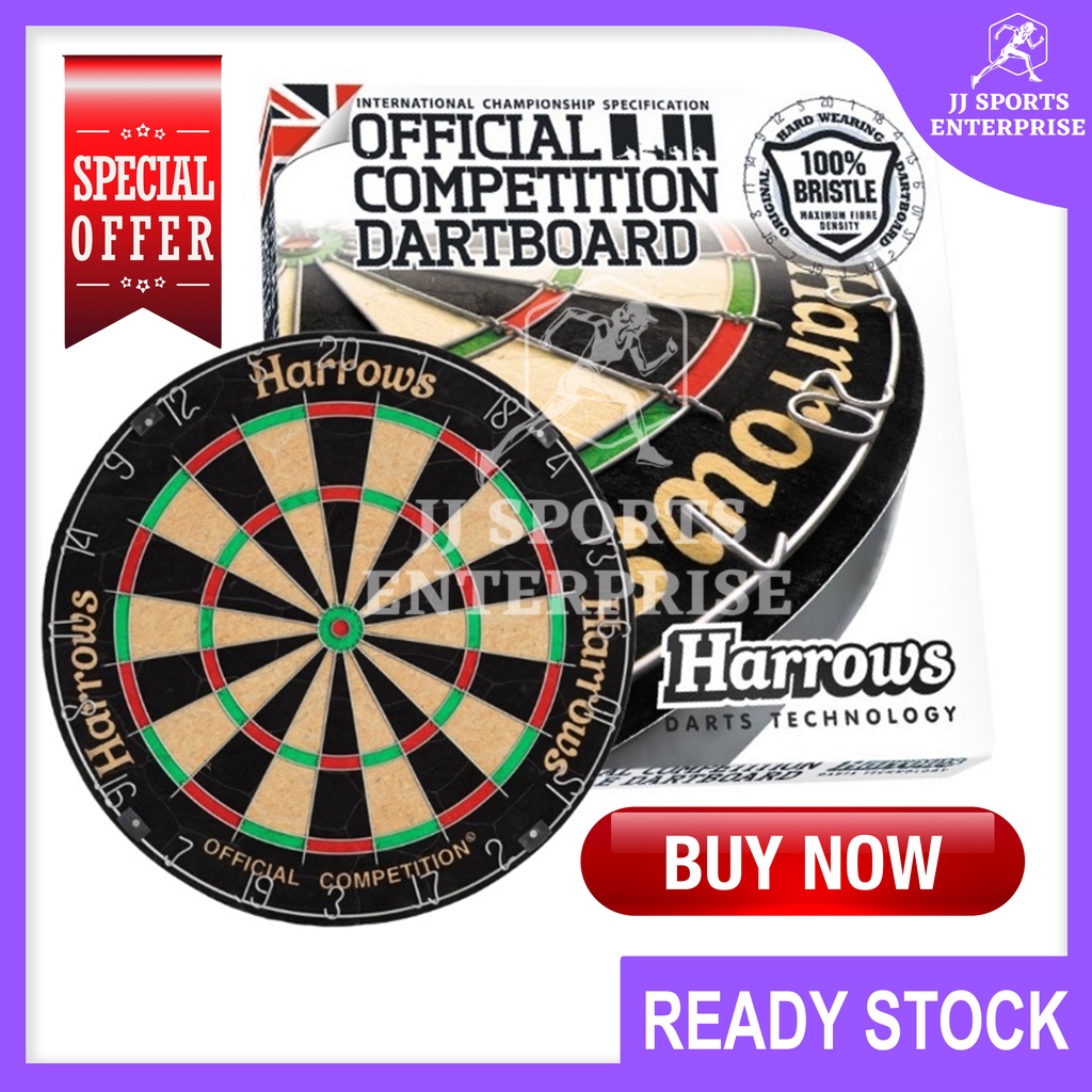 Harrows Official Competition Dart Board Papan Dart Dartboard
