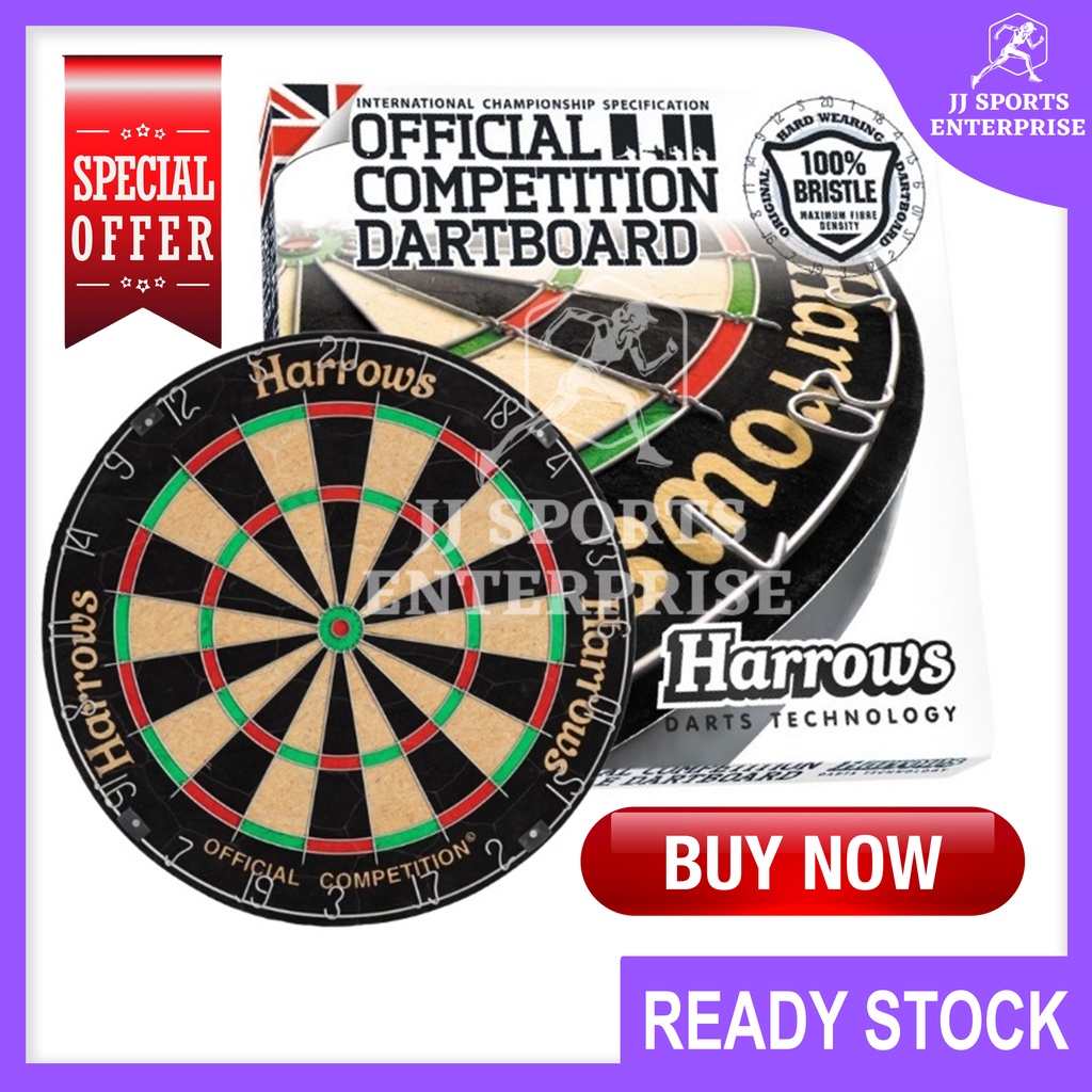 Harrows Official Competition Dart Board Papan Dart Dartboard ...