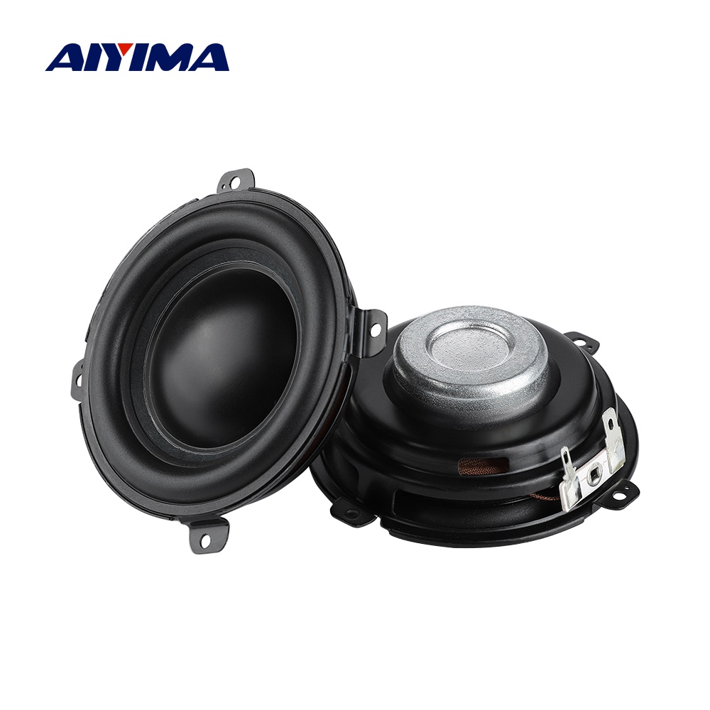 AIYIMA 2Pcs 3.25 Inch Mid-woofer Speaker 85MM 4 Ohm 25W Audio Sound ...