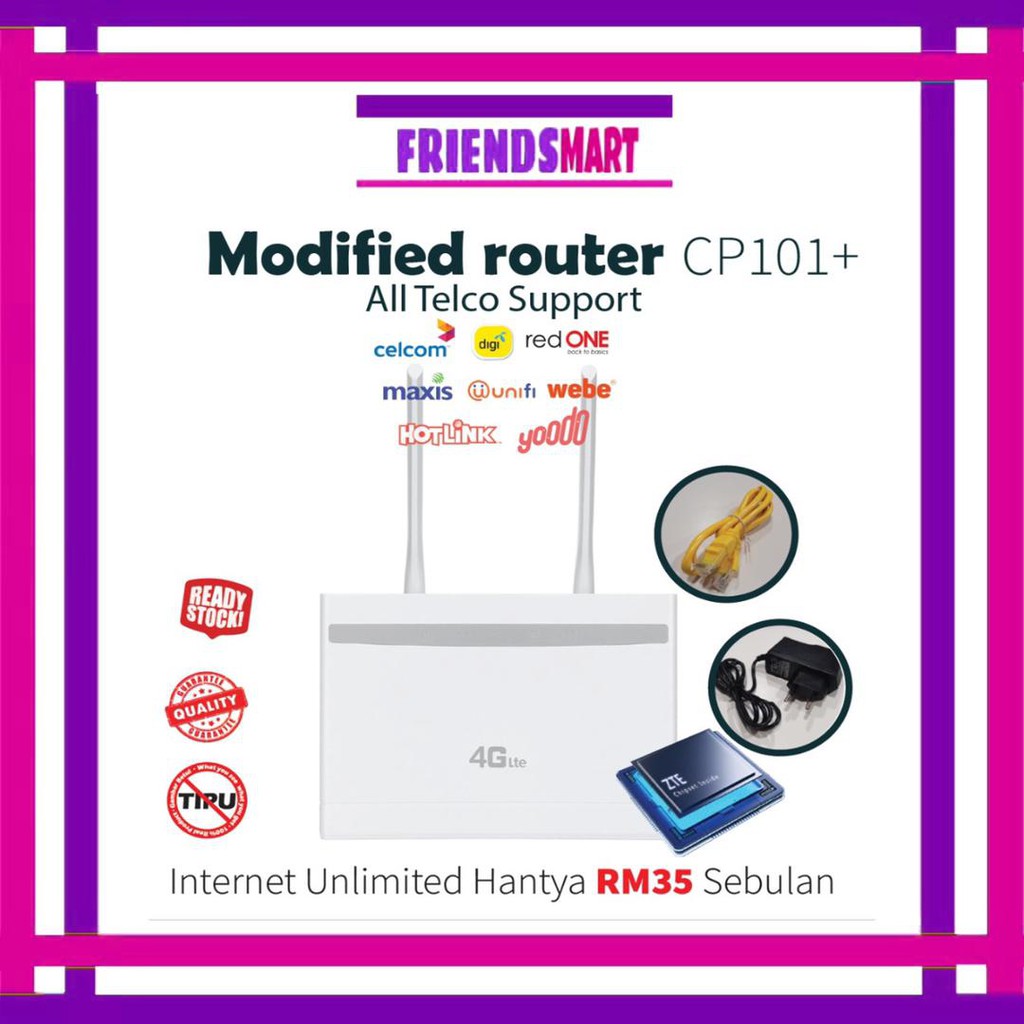 **READY STOCK** 100% NEW CP101+ ROUTER MODEM UNLOCKED UNLIMITED HOTSPOT ...