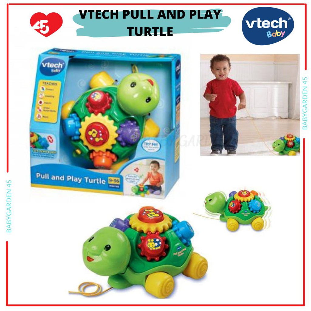 Vtech pull & play hot sale turtle