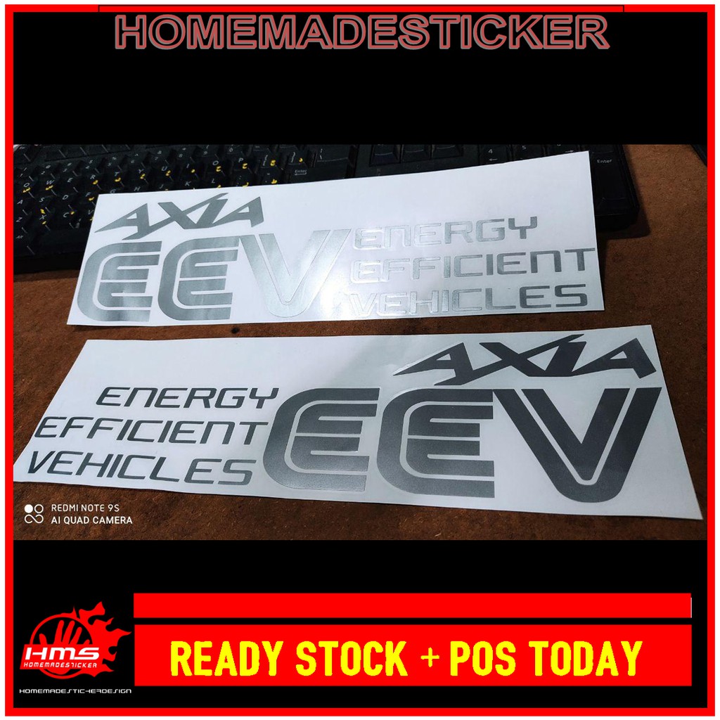 Sticker Pintu Belakang Perodua Axia EEV 2 Pcs | Shopee Malaysia