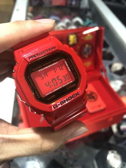 Casio G Shock X ACU X Be rbrick 2019 Chinese New Year Edition DW 5600CX 4 Shopee Malaysia