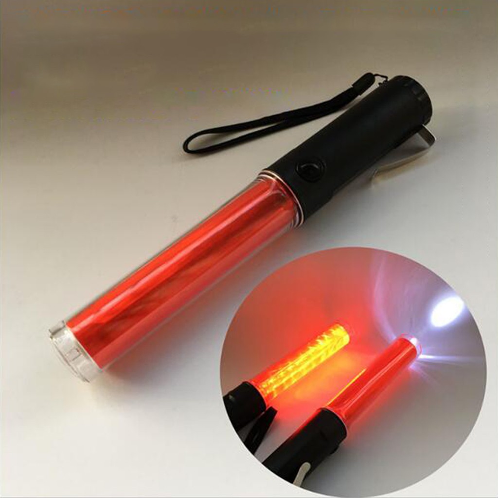 [ 10 inch Red LED Traffic Light Concert glow sticks Hook- warning ...