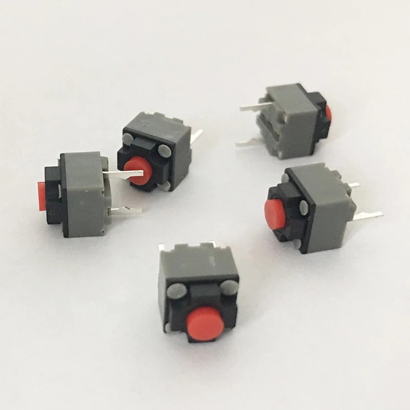 5pcs Micro Switch 6*6*7.3 mm Square Silent Switch Button Mouse DIP ...