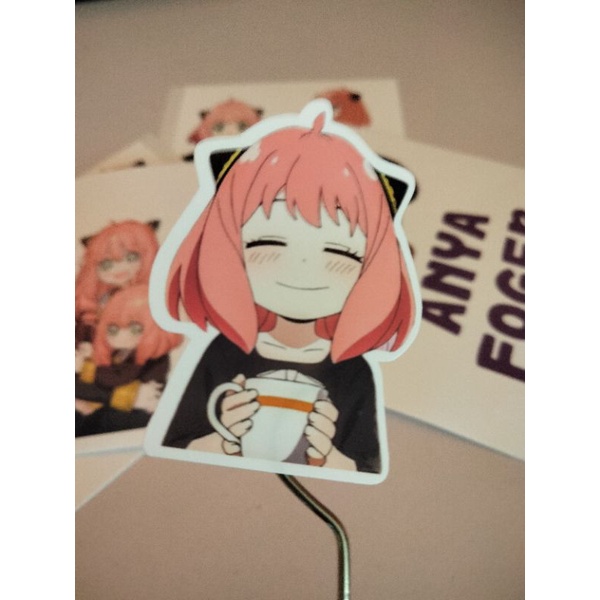 Sticker Cartoon Anya Astronaut Doraemon pelekat kartun cute | Shopee ...