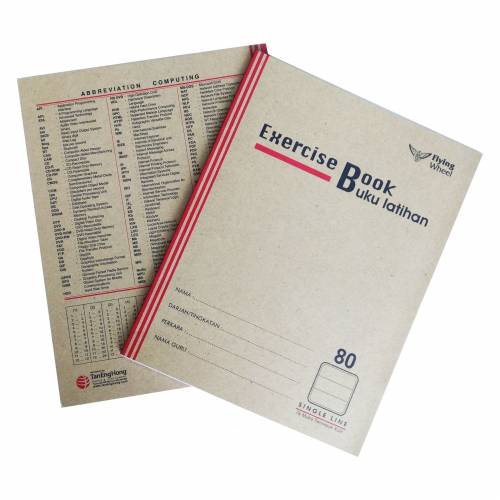 Flying Wheel Exercise Book 80 Pages (10 Pcs For Pack) | Shopee Malaysia