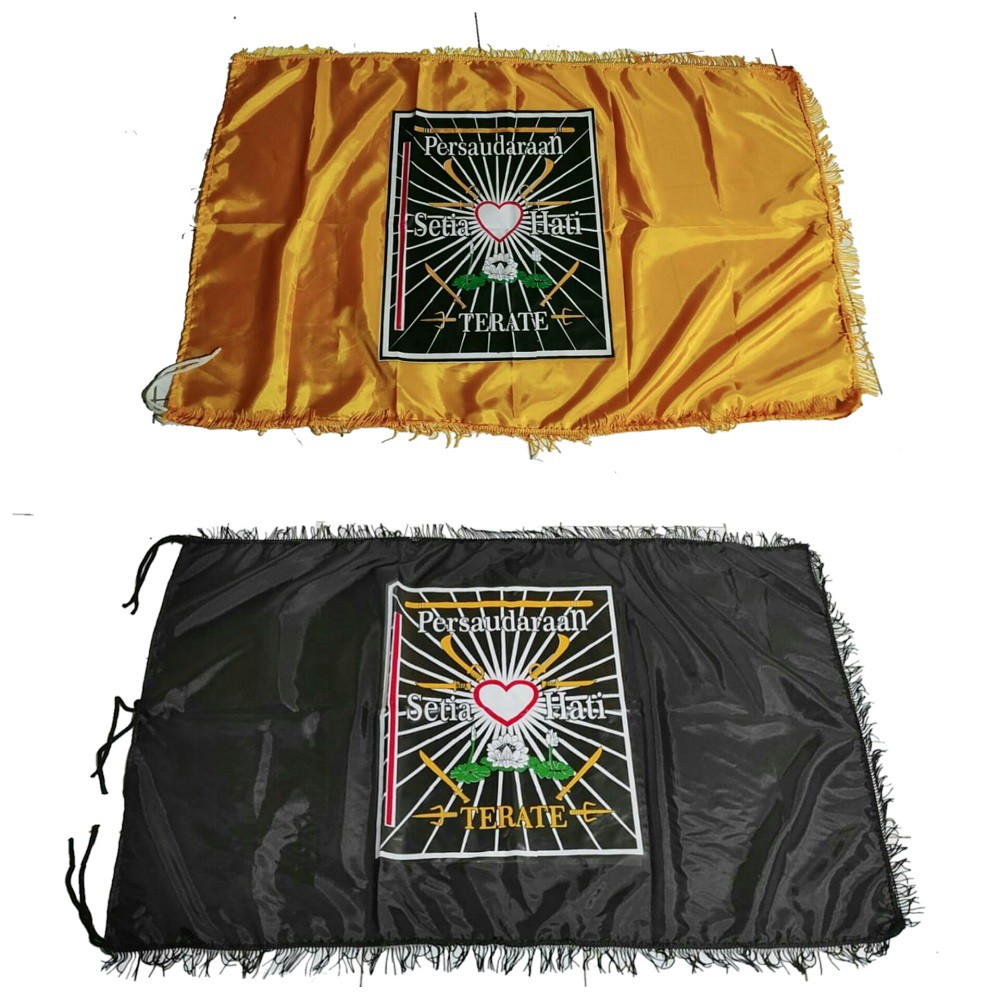 HITAM - Large PSHT FLAG - 2 SIDED YELLOW AND BLACK PSHT FLAG - YELLOW ...