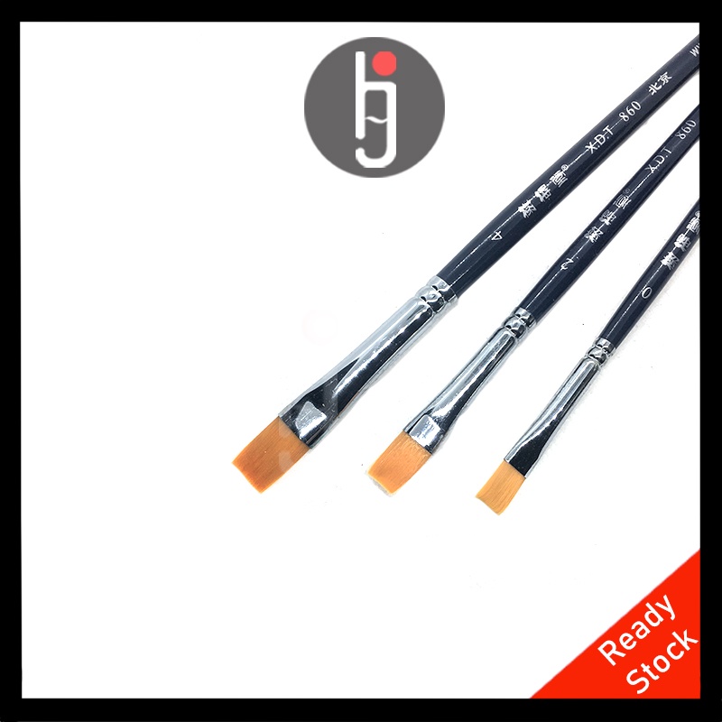 Gunpla Modeling/Miniature Brush Flat Head /painting Gundam /Miniature Tool Gunpla Shopee Malaysia