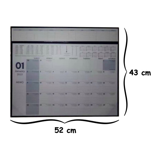 Table Planner 2023 & 2024 Planner for January 2023/2024 December