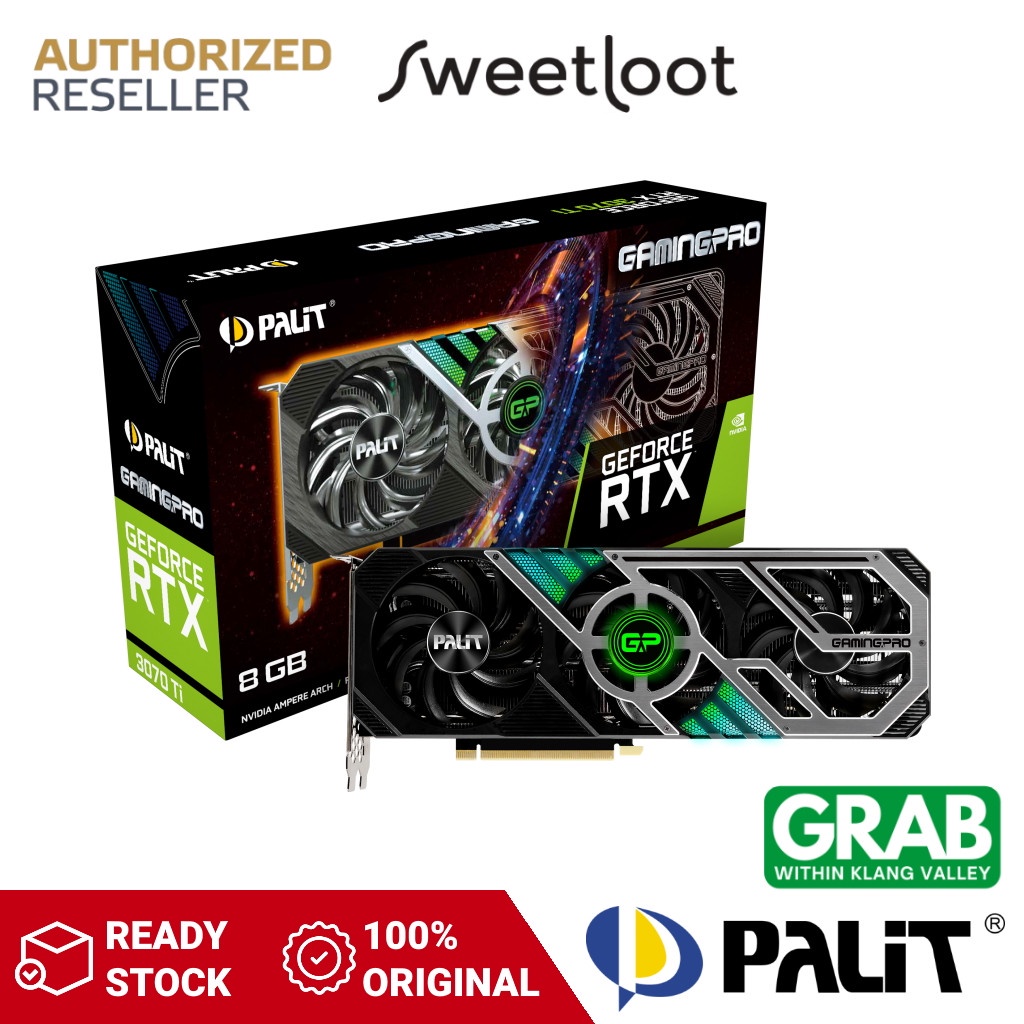 PALIT GeForce RTX 3070 Ti GAMING PRO 8GB GDDR6X GAMINGPRO GPU | Shopee  Malaysia