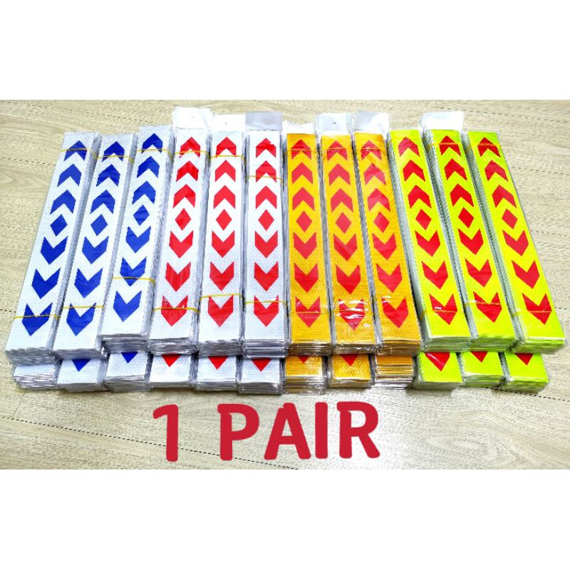 1 Pair Arrow reflective stiker lorry, motor, car,bycycle | Shopee Malaysia